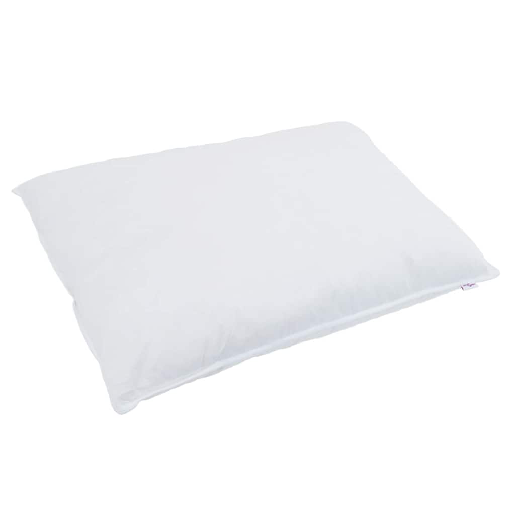 Duvet de Inverno com Travesseiro 2 pcs Branco Pena de ganso