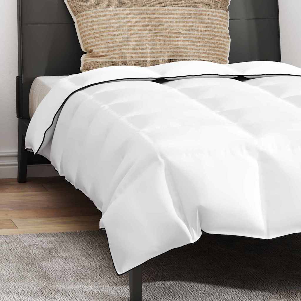 Duvet de Inverno com Travesseiro 2 pcs Branco Pena de ganso