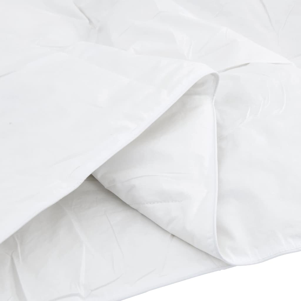 Duvet de Inverno com Travesseiro 2 pcs Branco Pena de ganso
