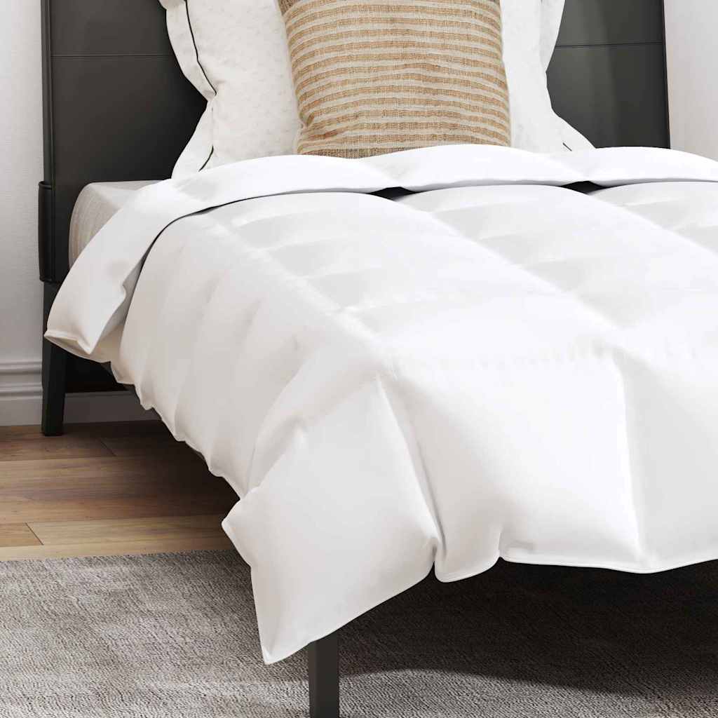 Duvet de Inverno com Travesseiro 2 pcs Branco Pena de ganso