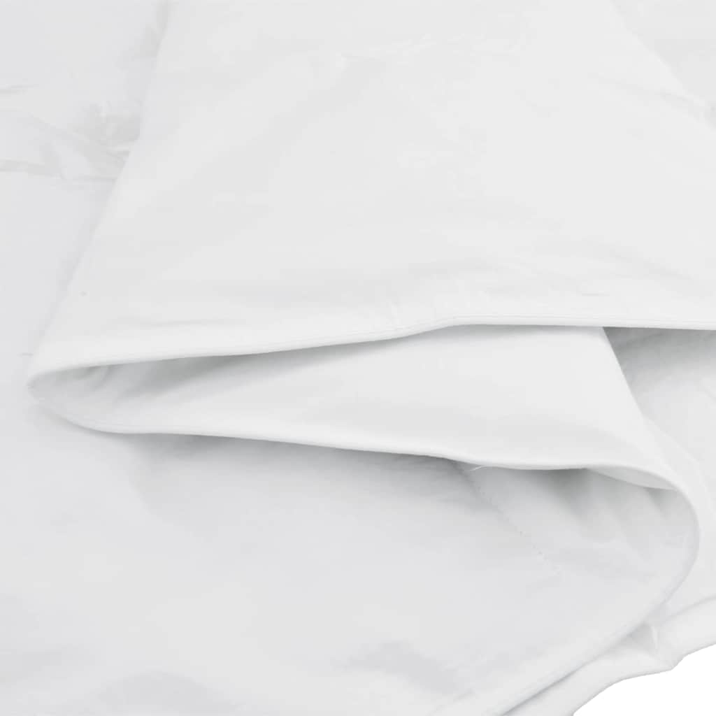 Edredom com Travesseiro 2 pcs Branco Pena de ganso