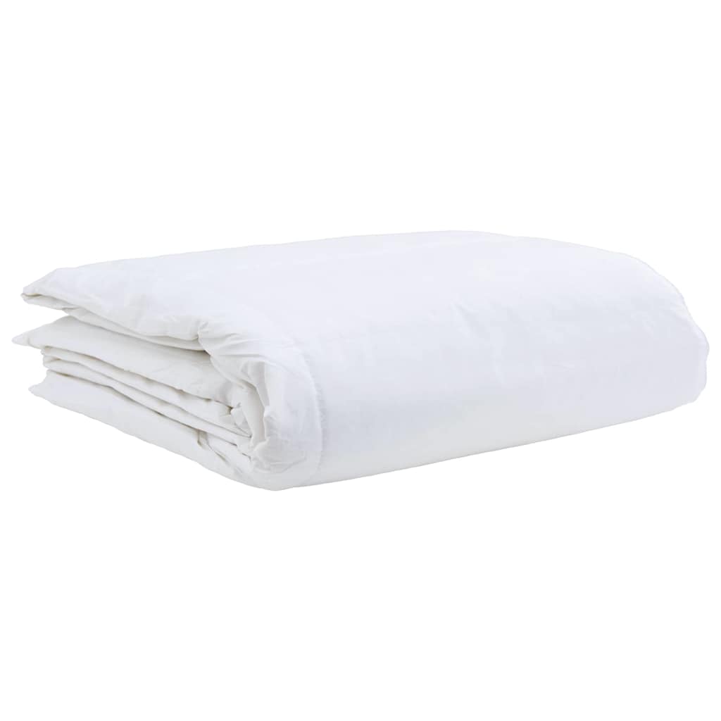 Edredom com Travesseiro 2 pcs Branco Pena de ganso