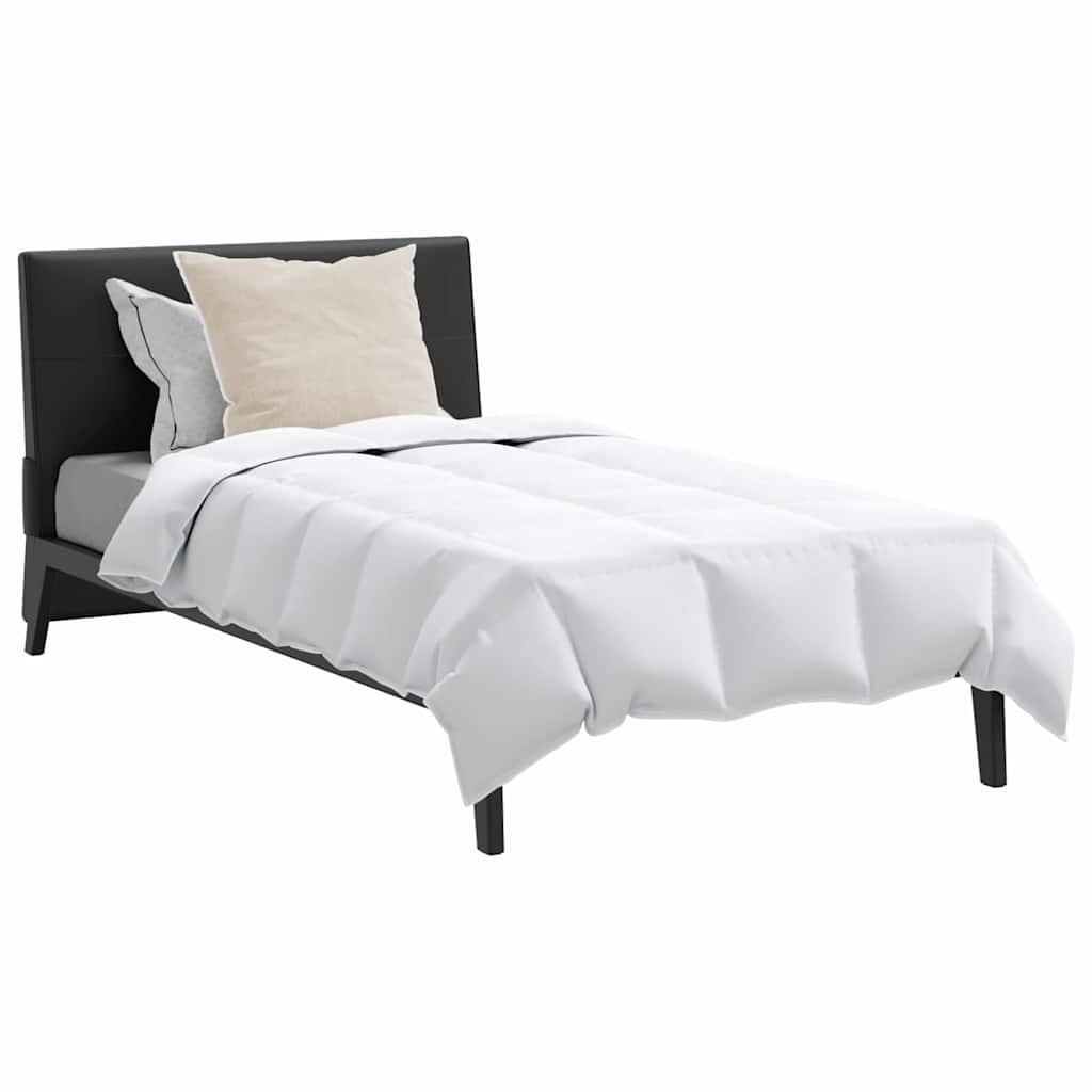 Edredom com Travesseiro 2 pcs Branco Pena de ganso