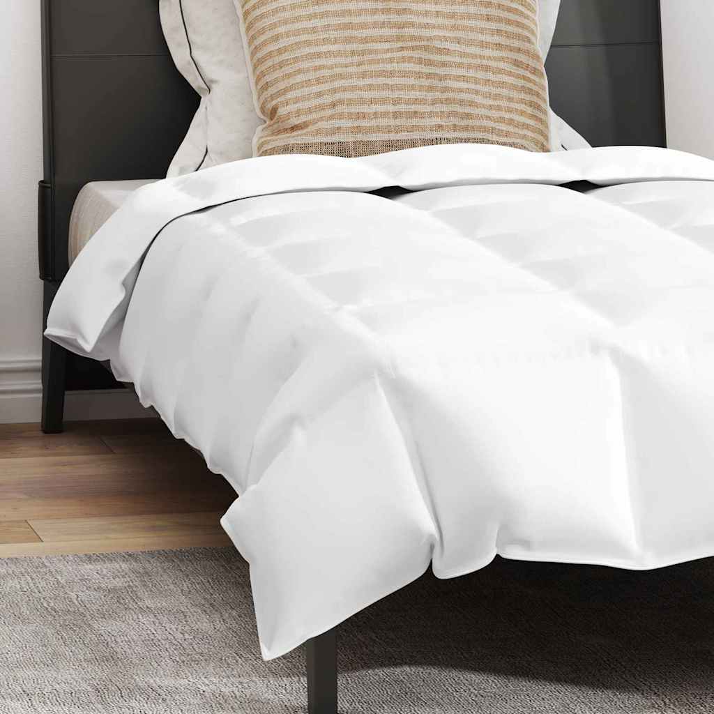Edredom com Travesseiro 2 pcs Branco Pena de ganso