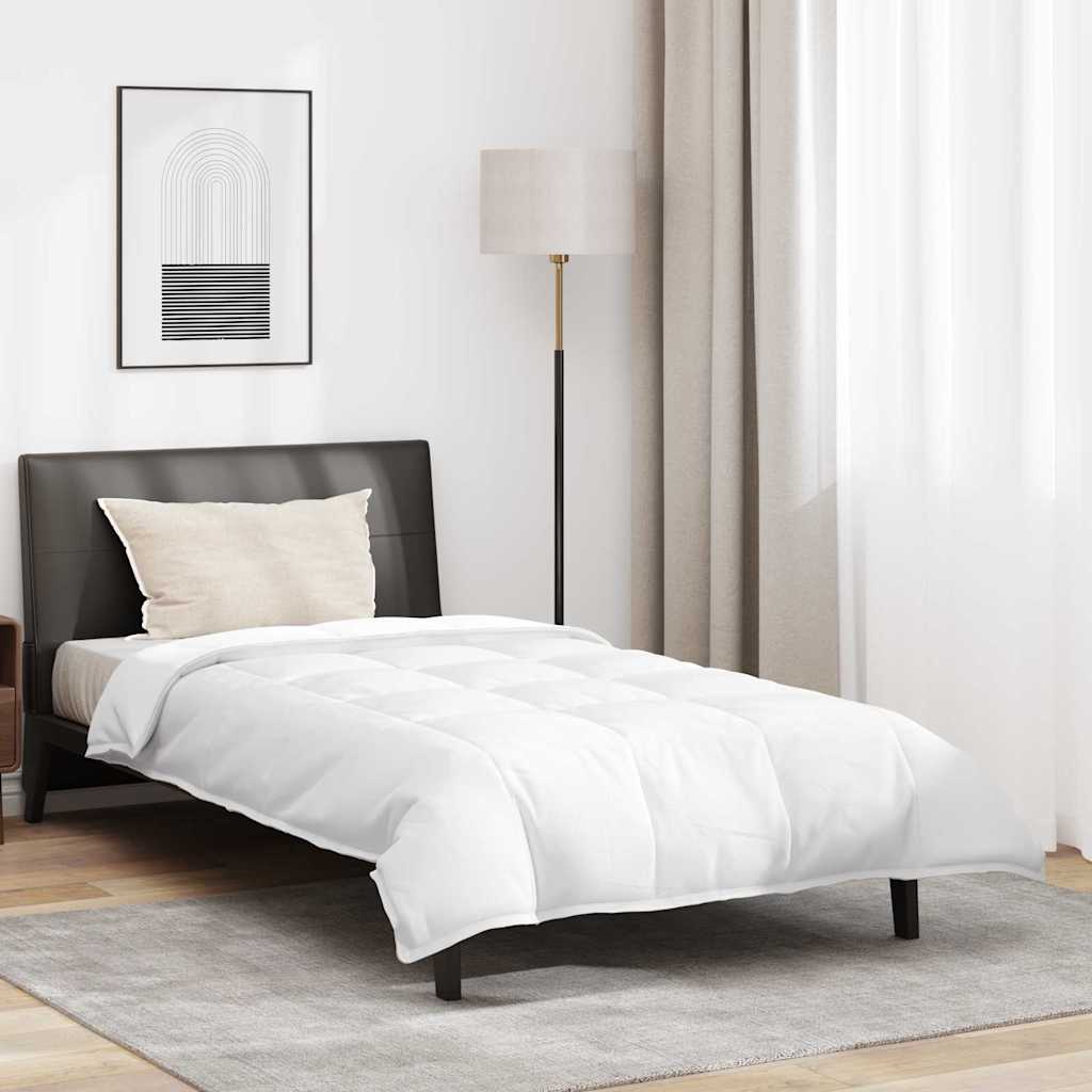 Duvet com Travesseiro 2 pcs Branco Pena de ganso