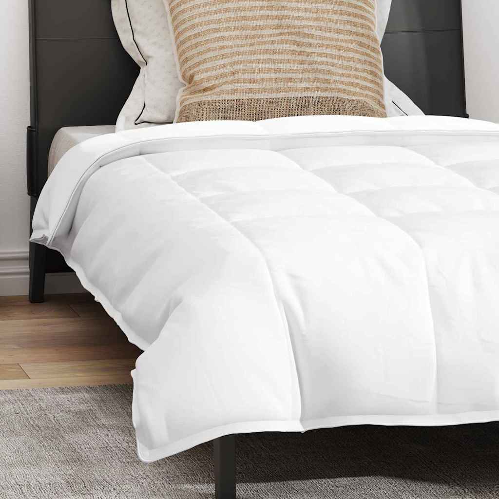 Duvet com Travesseiro 2 pcs Branco Pena de ganso
