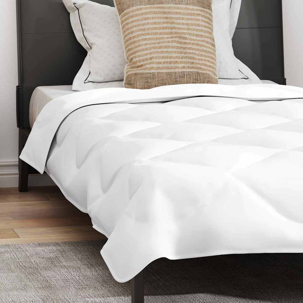 Edredom com Travesseiro com travesseiro 2 pcs Branco Microfibra