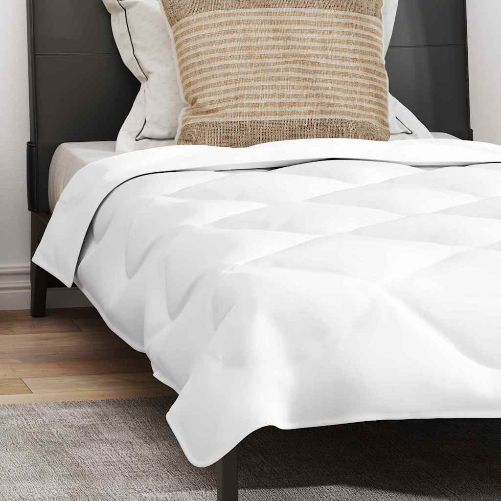 Edredom com Travesseiro com travesseiro 2 pcs Branco Microfibra