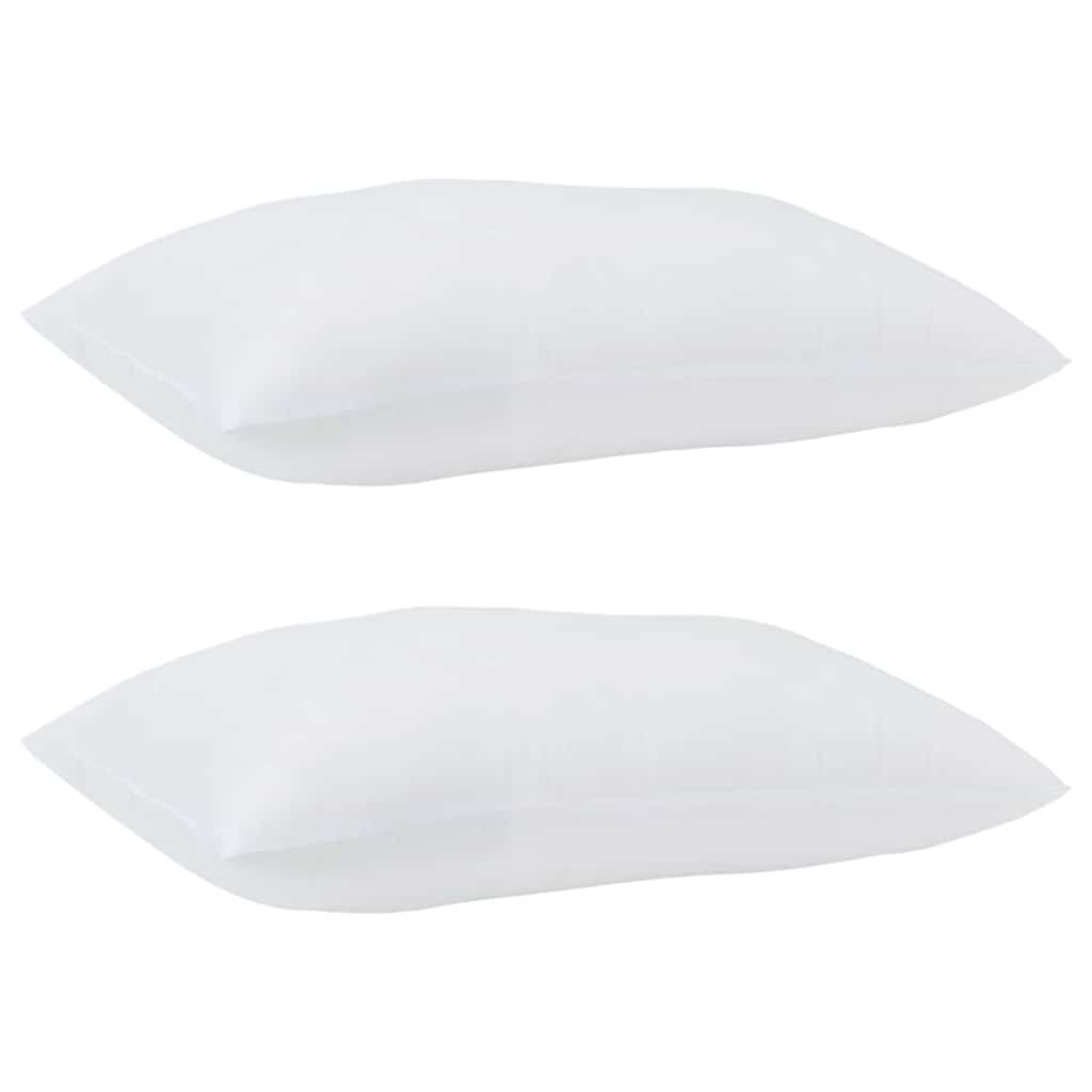 Edredom com Travesseiro com travesseiro 2 pcs Branco Microfibra