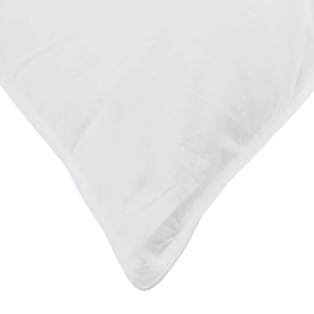 Conjunto de Edredom 3 pcs Branco Microfibra e Algodão