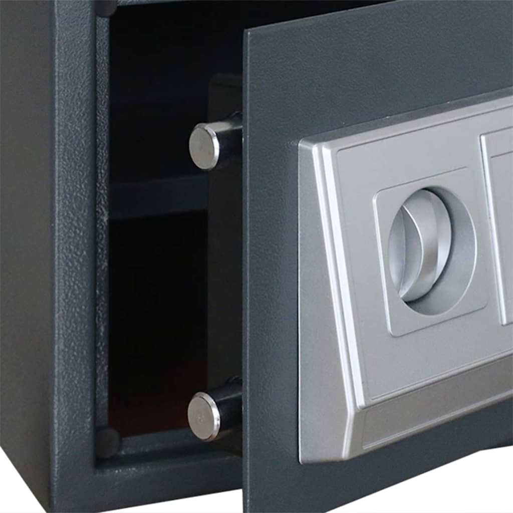 Cofre Digital com bloqueio Cinzento escuro 35 x 25 x 25 cm Aço