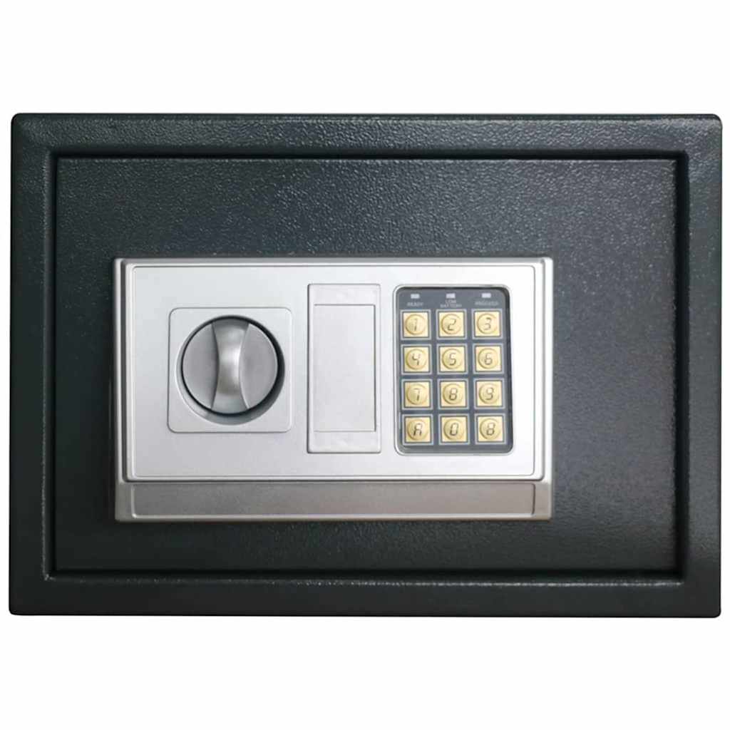 Cofre Digital com bloqueio Cinzento escuro 35 x 25 x 25 cm Aço