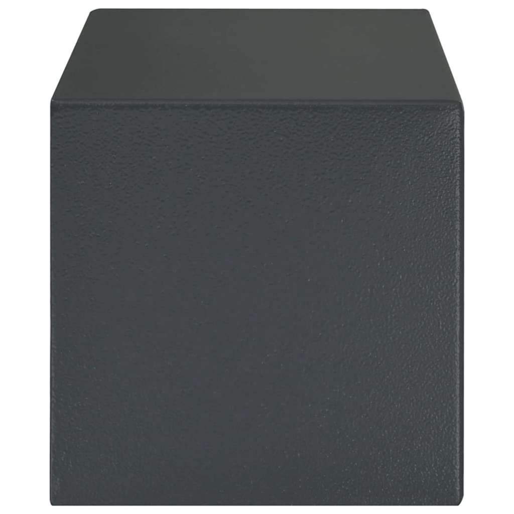 Cofre com bloqueio Cinza escuro RAL7016 20 x 31 x 20 cm Aço