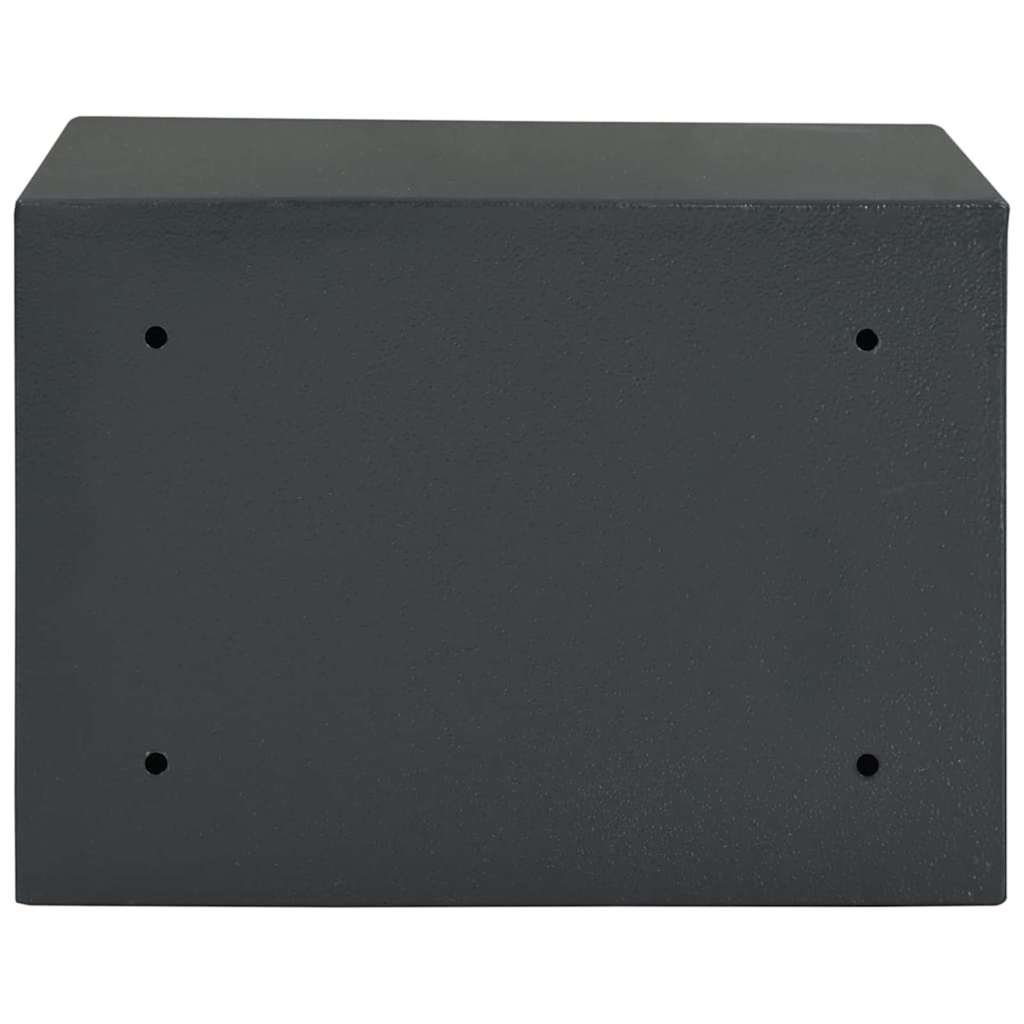 Cofre com bloqueio Cinza escuro RAL7016 25 x 35 x 25 cm Aço