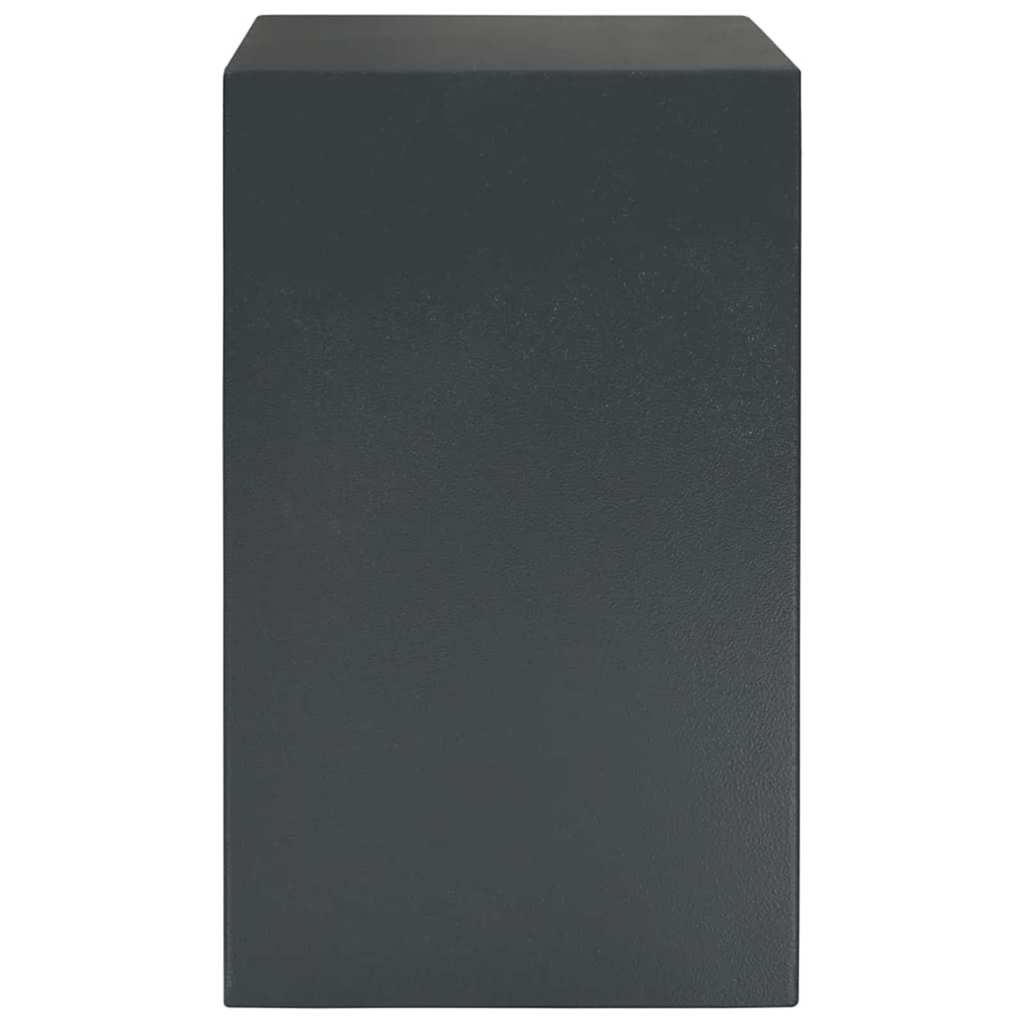 Cofre com bloqueio Cinza escuro RAL7016 31 x 35 x 50 cm Aço