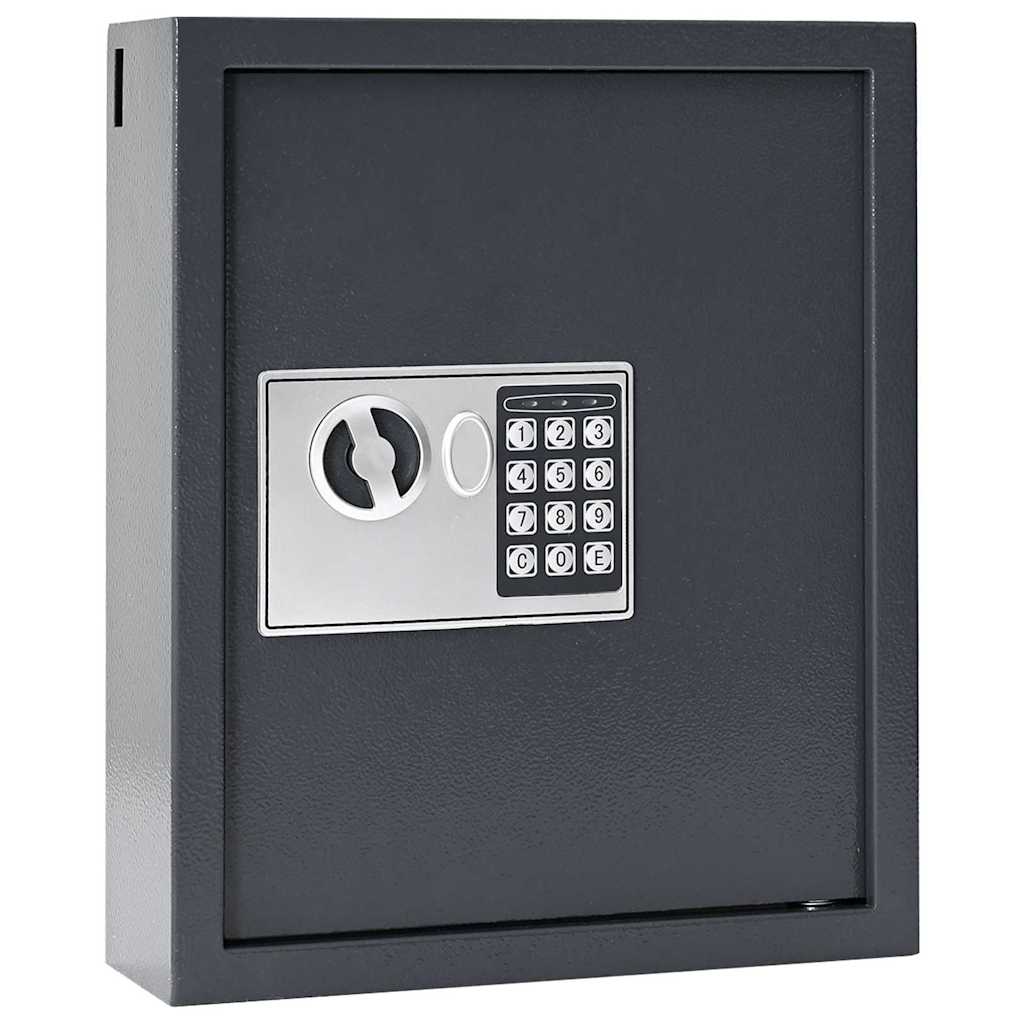Cofre Digital com bloqueio Cinzeto 30 x 10 x 36.5 cm Aço