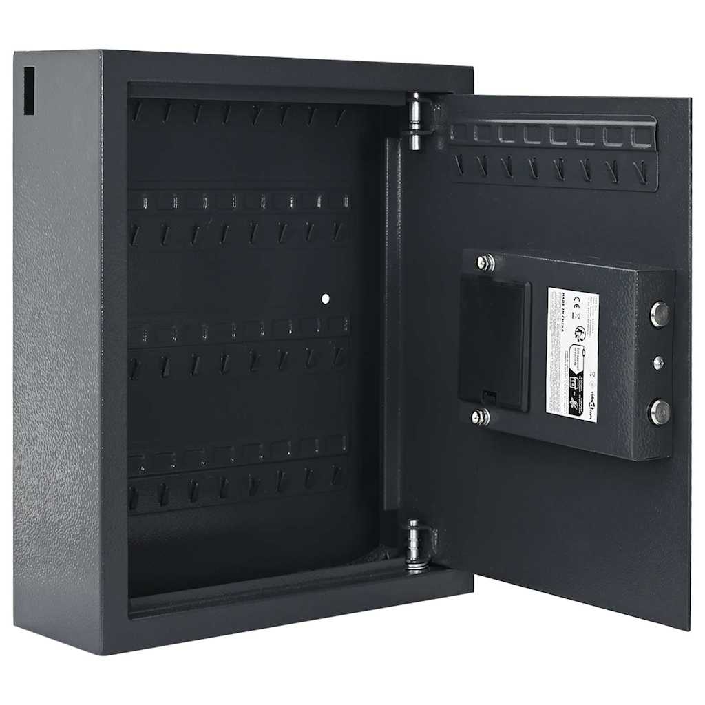 Cofre Digital com bloqueio Cinzeto 30 x 10 x 36.5 cm Aço