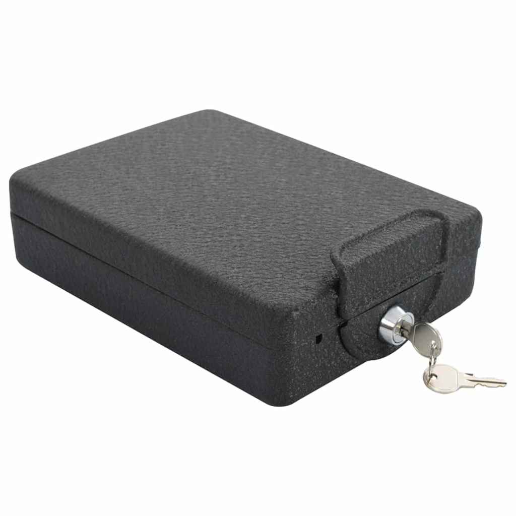 Cofre para Carro com bloqueio Preto 21.8 x 16 x 7 cm Aço
