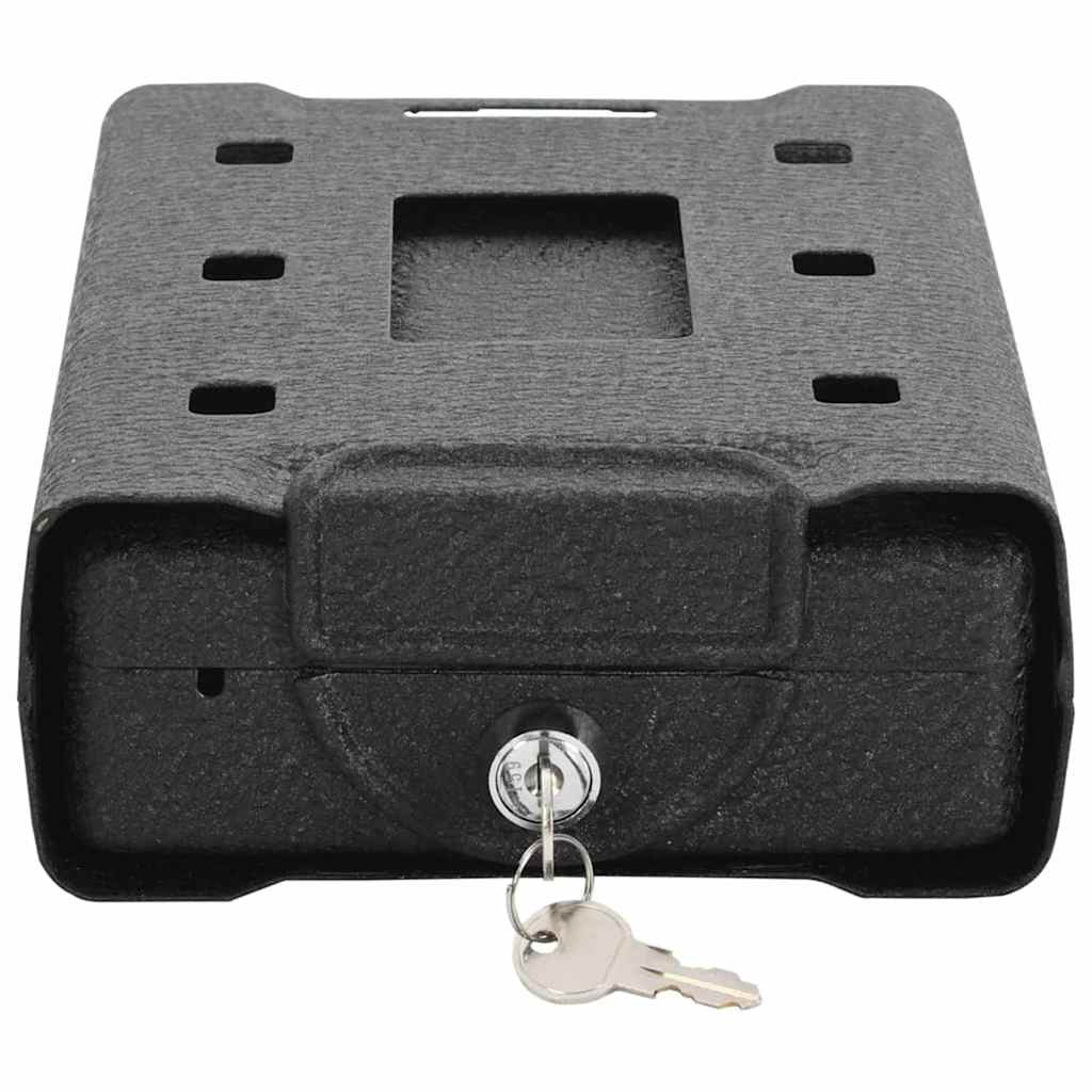 Cofre para Carro com bloqueio Preto 21.8 x 16 x 7 cm Aço