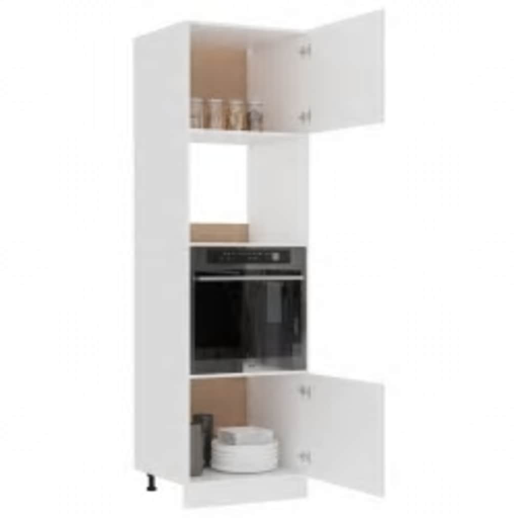 Armário para micro-ondas “Lyon” 60x57x207 cm branco