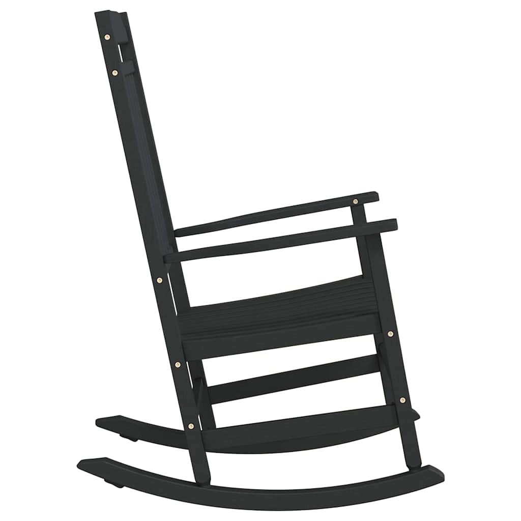 Cadeira de baloiço Preto 65 x 84 x 114 cm Polietileno