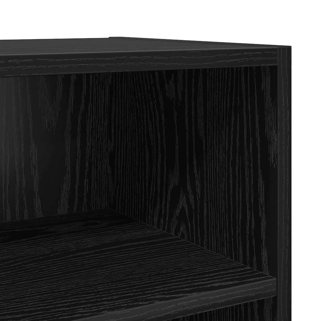 Gabinete para TV Preto madeira processada
