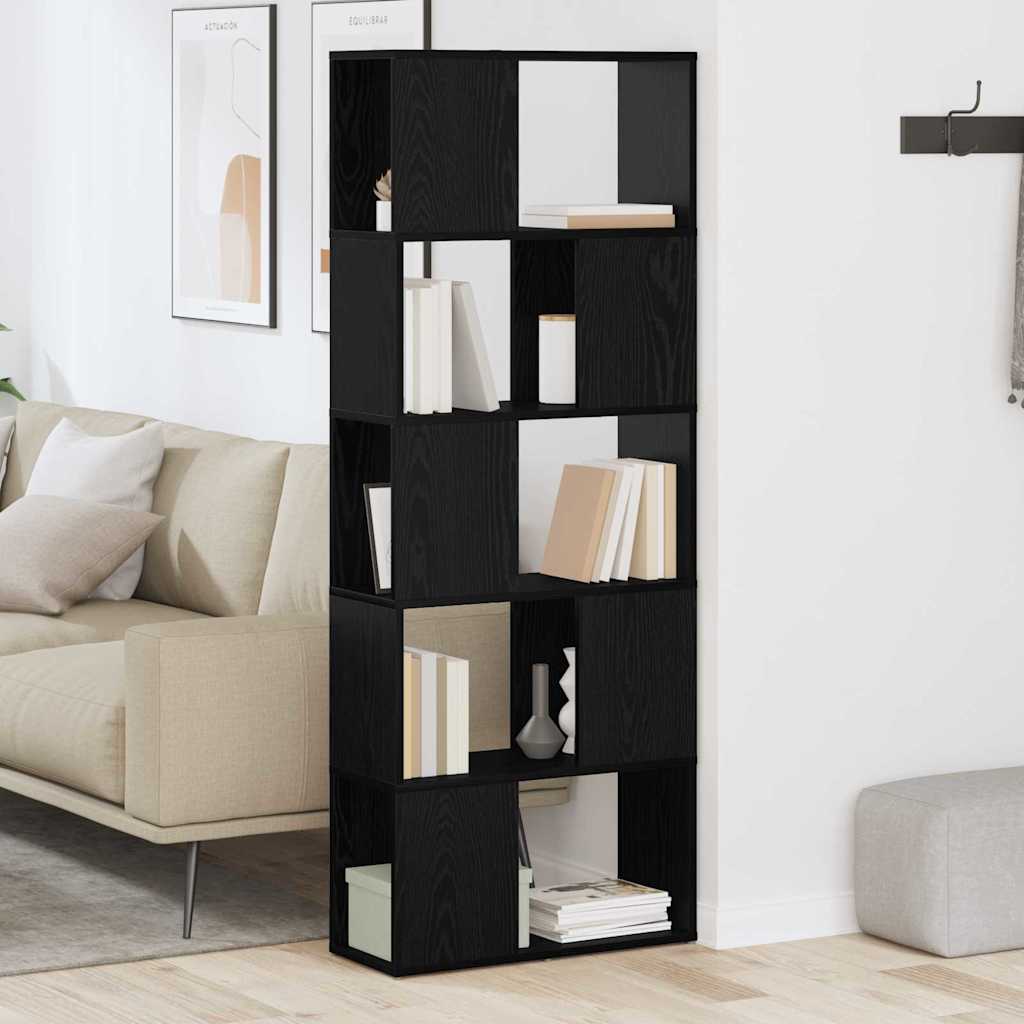 Centro de Entretenimento Preto 60 x 24 x 155 cm