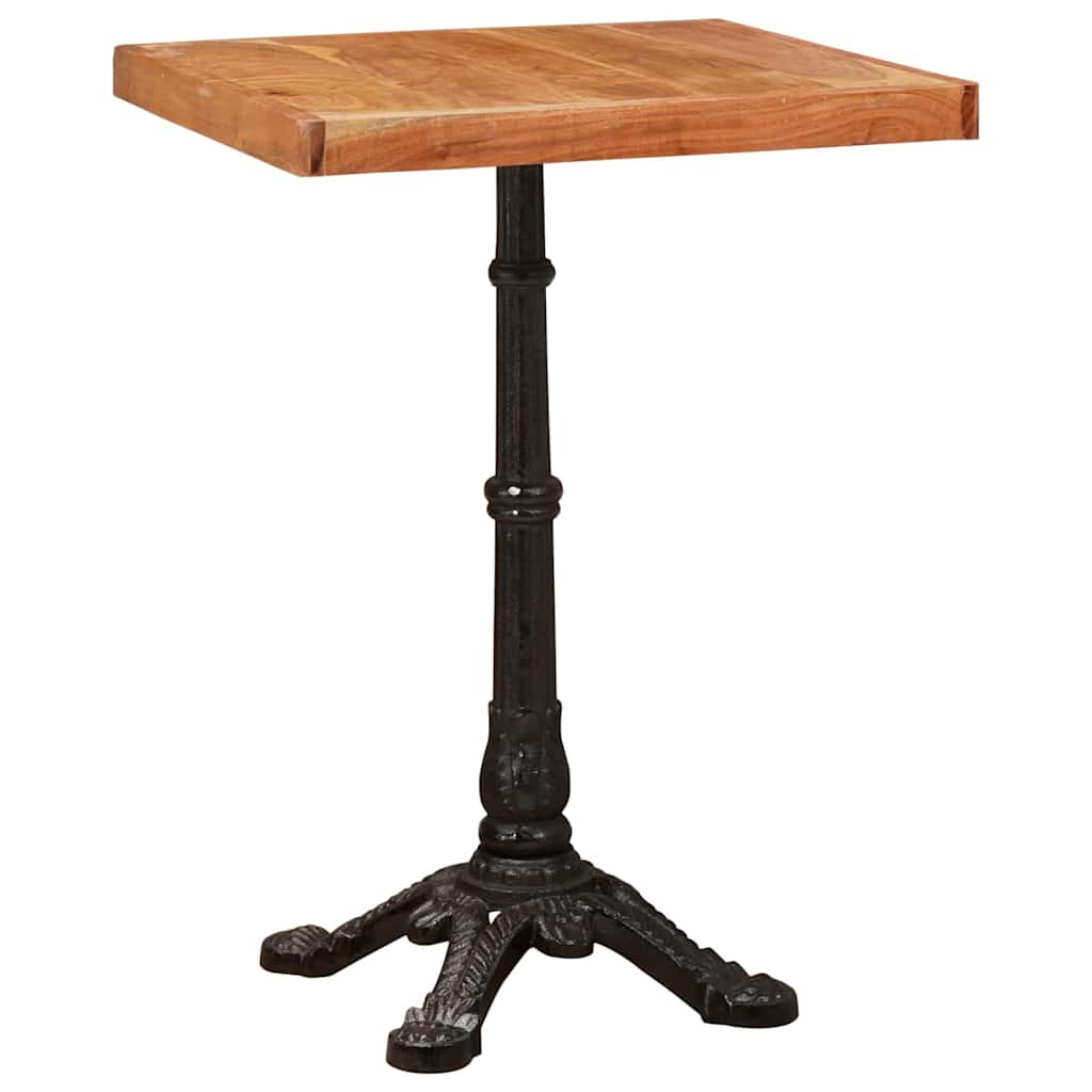Mesa bistro Castanho 50 x 50 x 76 cm Madeira de acácia maciça