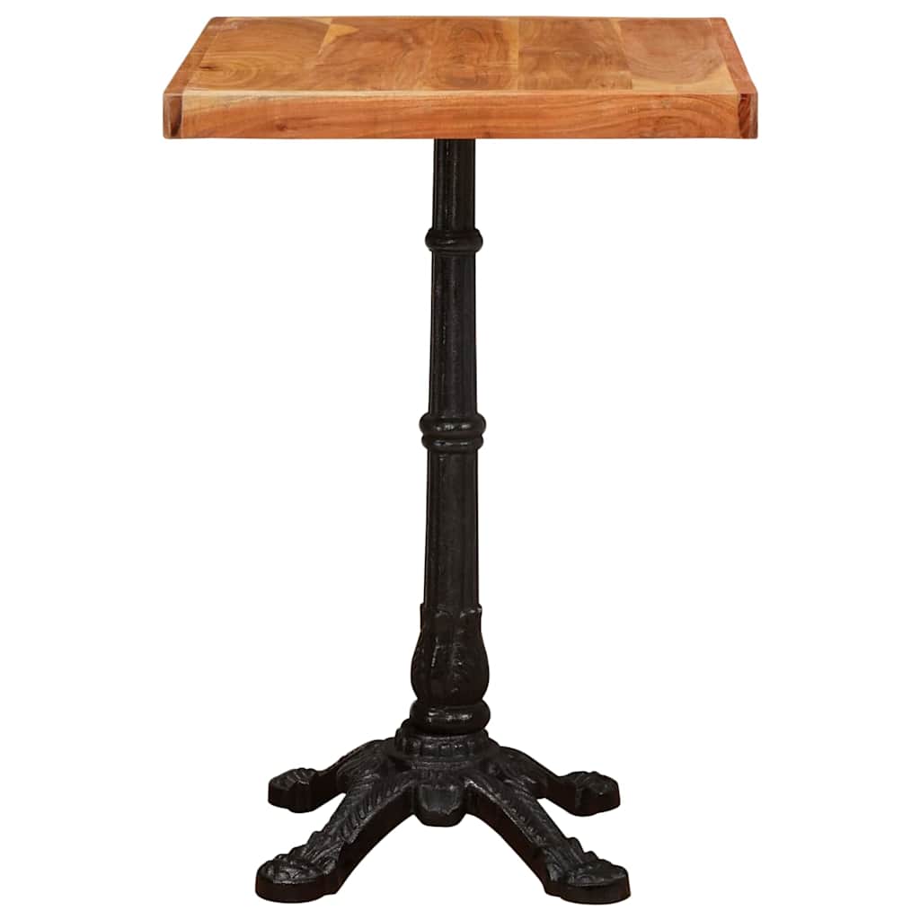 Mesa bistro Castanho 50 x 50 x 76 cm Madeira de acácia maciça