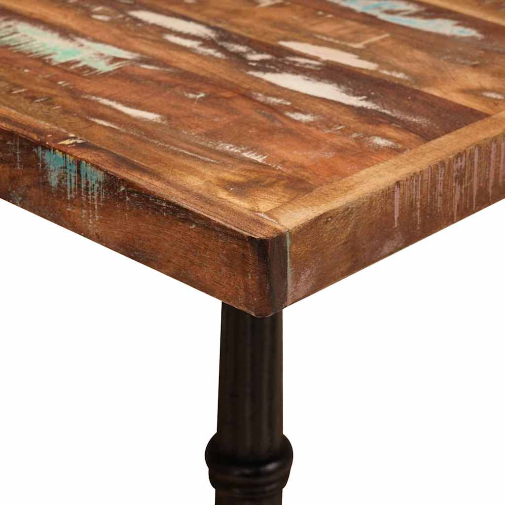 Mesa bistro Castanho 50 x 50 x 76 cm Madeira recuperada maciça