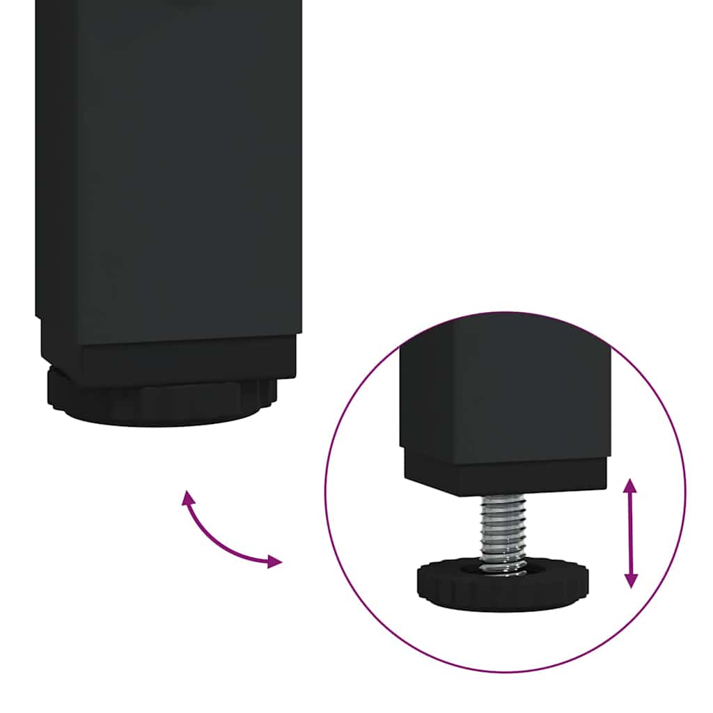 Cabeceira de armazenamento com prateleira Carvalho preto 90 cm