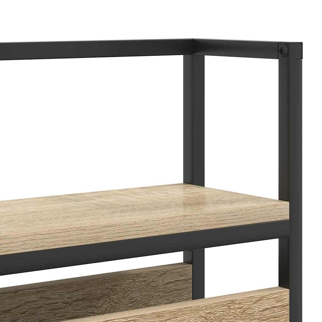 Cabeceira de armazenamento com cabeceira Carvalho sonoma 120 cm