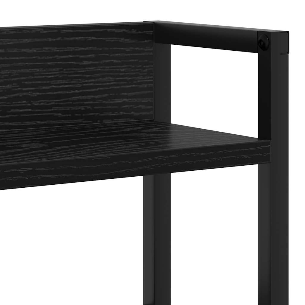 Cabeceira Carvalho preto 120 cm Madeira processada