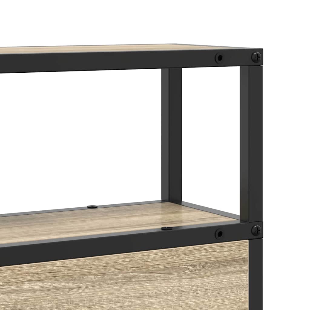 Cabeceira de armazenamento com cabeceira Carvalho sonoma 140 cm