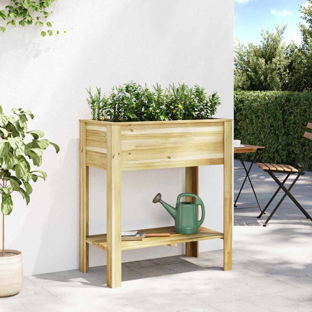 Suporte para Plantas Castanho 85 x 46 x 94 cm Pinho impregnado