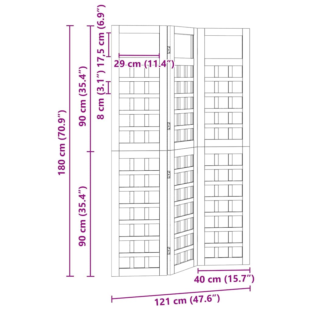 Tela de Privacidade Externa Manual Castanho 120 x 180 cm