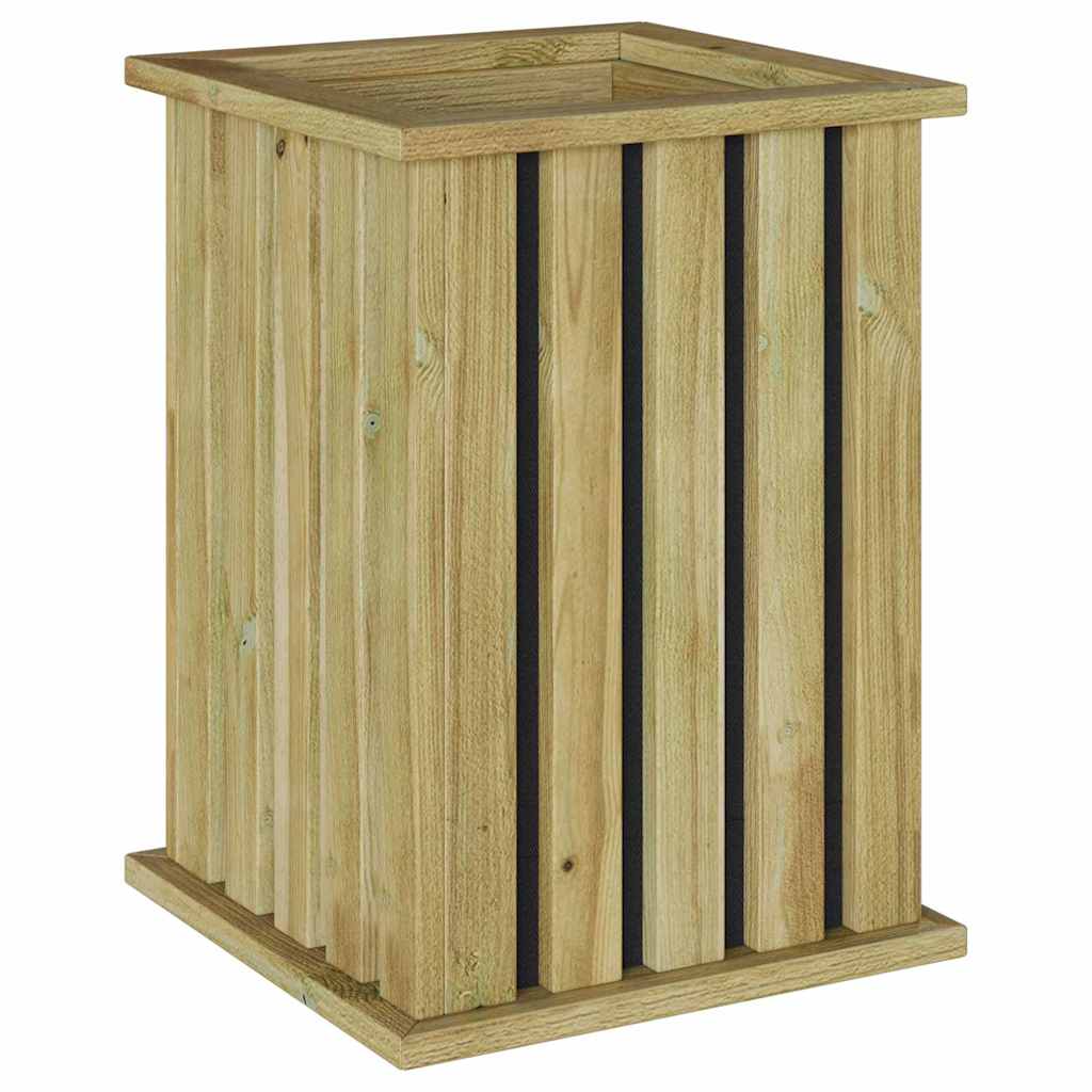 Floreira Castanho 33 x 33 x 45 cm Pinho impregnado