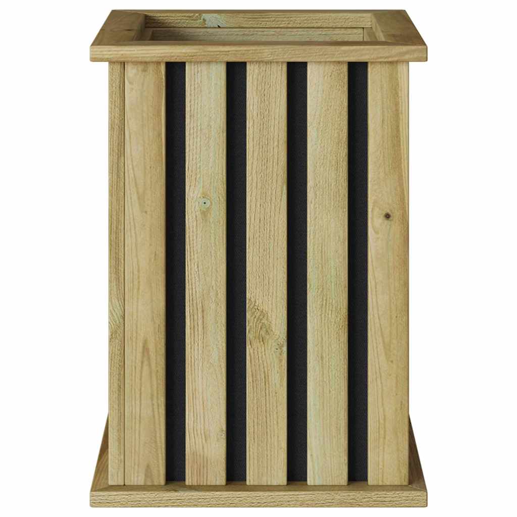 Floreira Castanho 33 x 33 x 45 cm Pinho impregnado