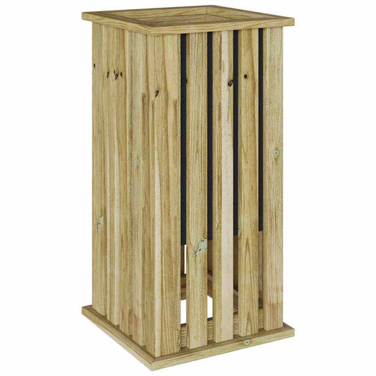 Floreira Castanho 33 x 33 x 65 cm Pinho impregnado