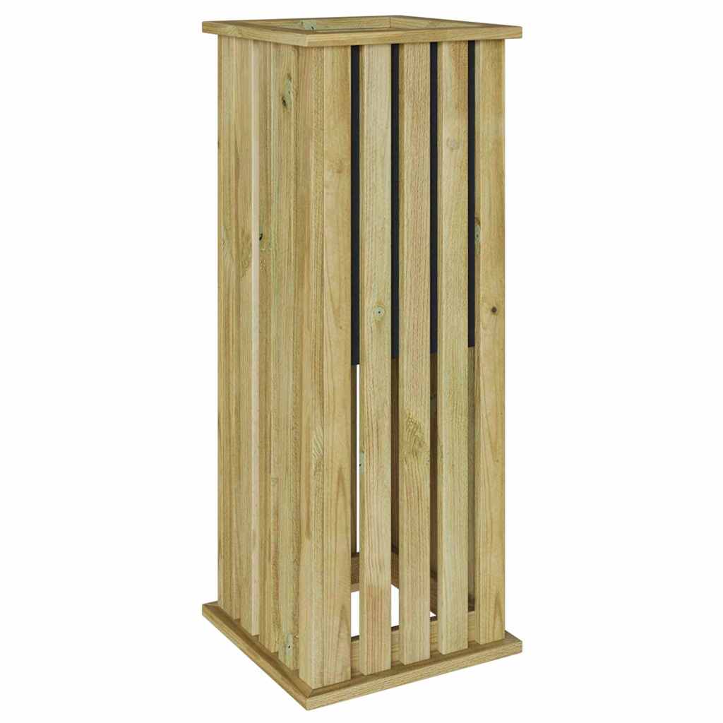 Floreira Castanho 33 x 33 x 85 cm Pinho impregnado