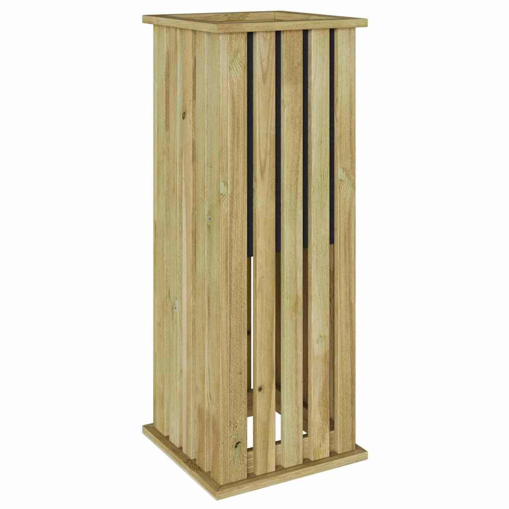 Floreira Castanho 33 x 33 x 85 cm Pinho impregnado