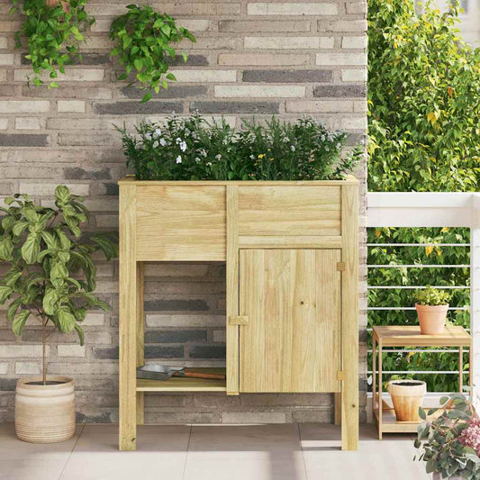 Cama Elevada Castanho 85 x 46 x 96 cm Madeira de pinho maciça