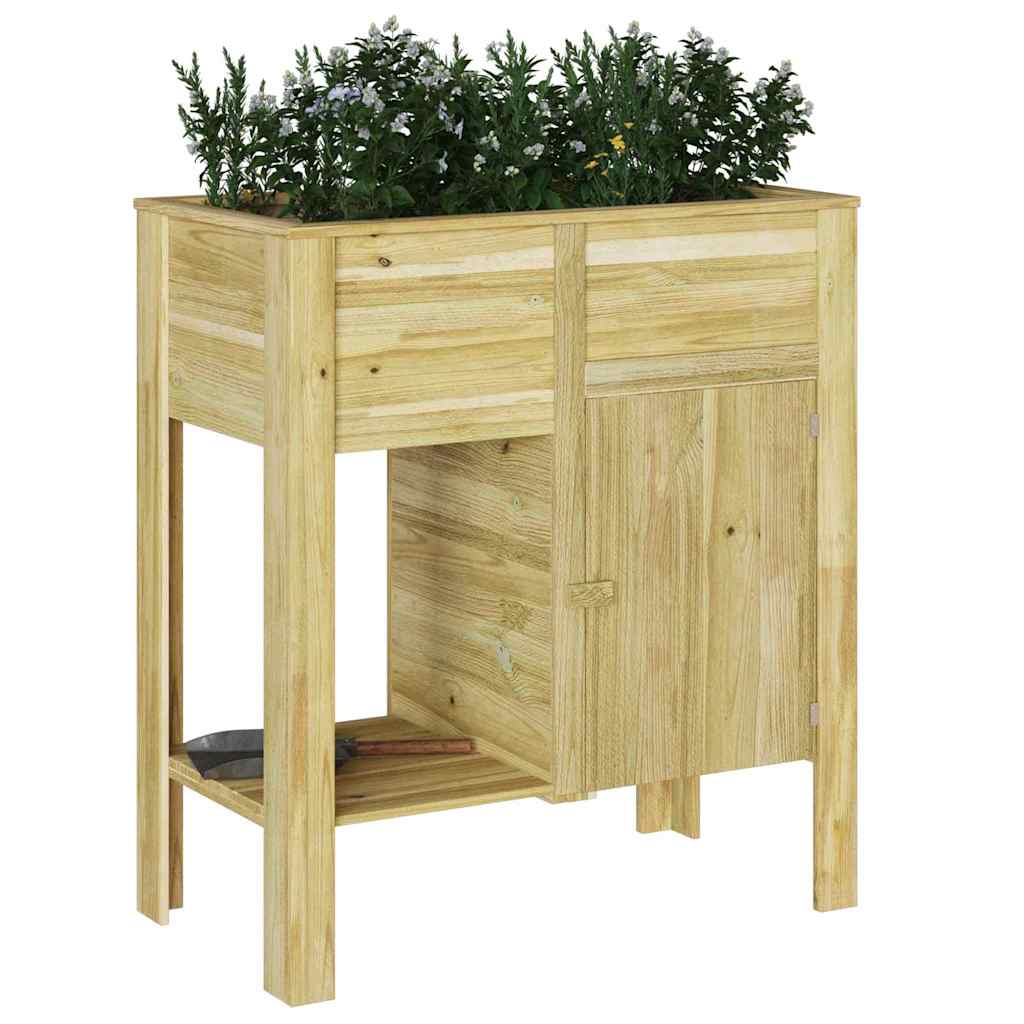 Cama Elevada Castanho 85 x 46 x 96 cm Madeira de pinho maciça