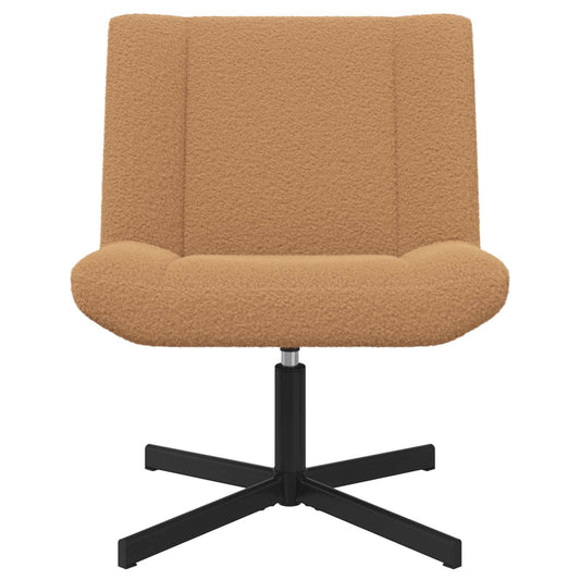 Cadeira giratória Bege 63 x 75 x 76 cm Pele de Ovelha