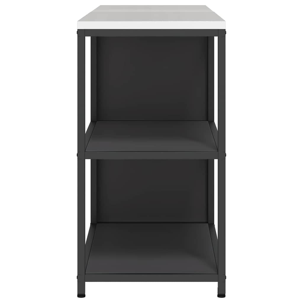 Conjunto de Armazenamento de Cozinha com prateleira 2 pcs Preto