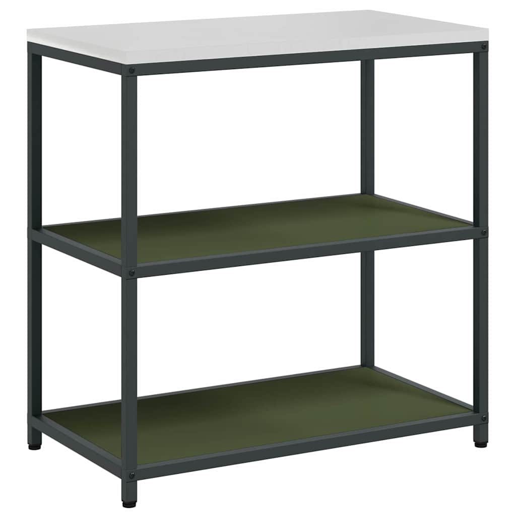Conjunto de Armazenamento de Cozinha 2 pcs Verde Oliva