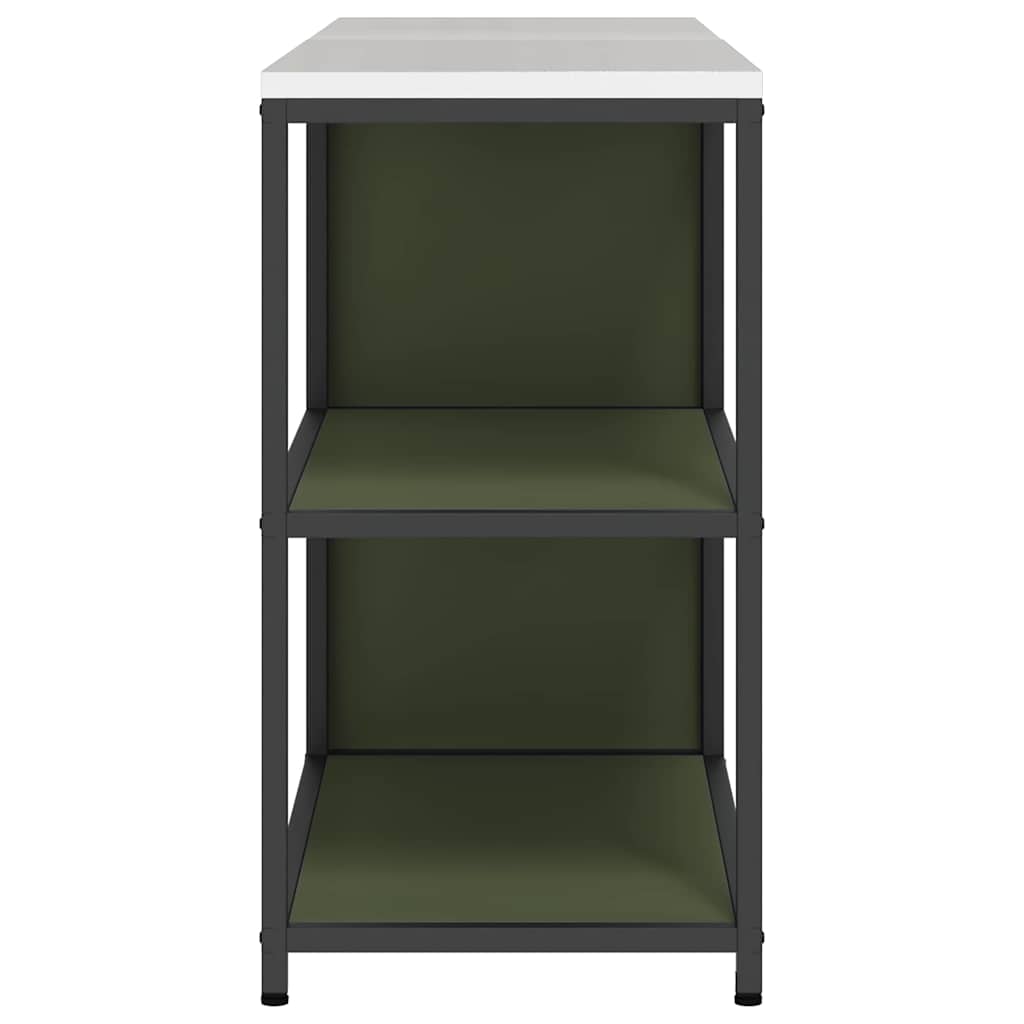 Conjunto de Armazenamento de Cozinha 2 pcs Verde Oliva