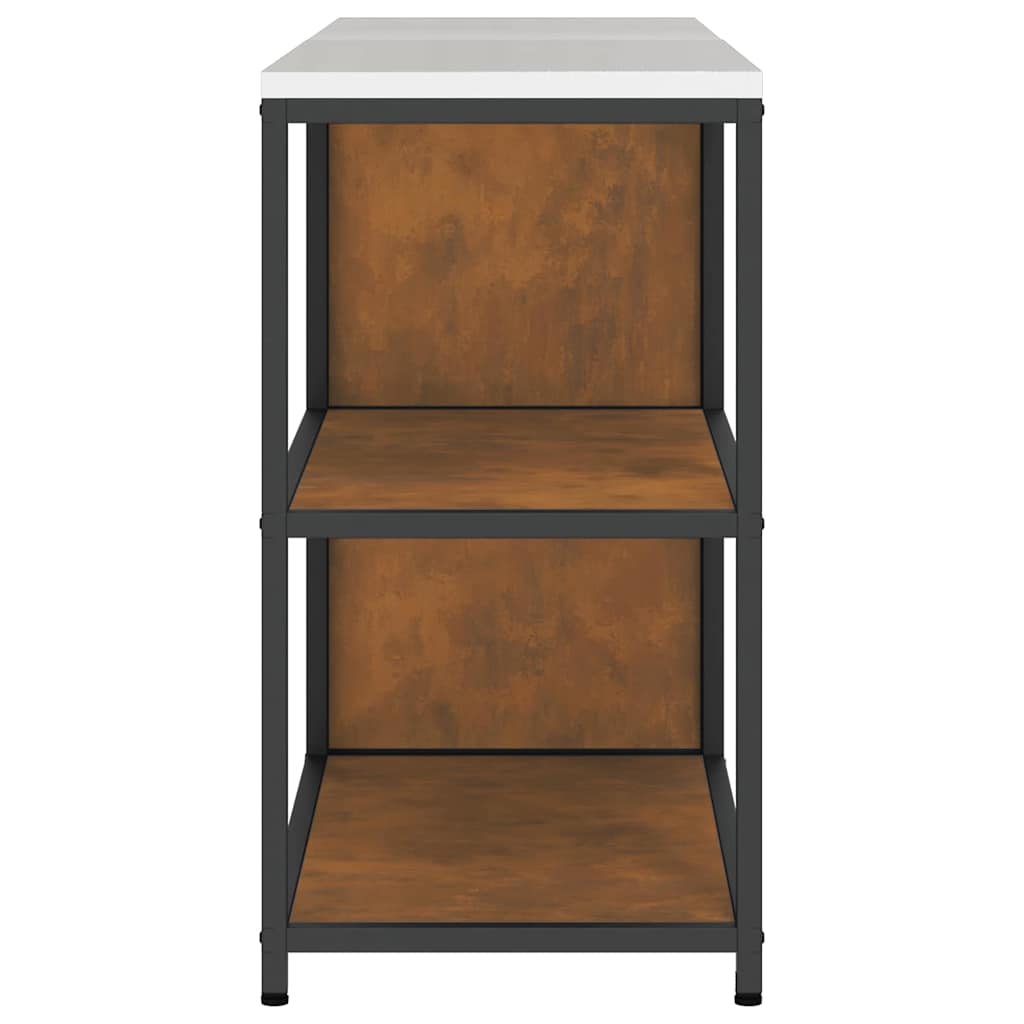 Conjunto de Armazenamento de Cozinha 2 pcs Ferro Enferrujado