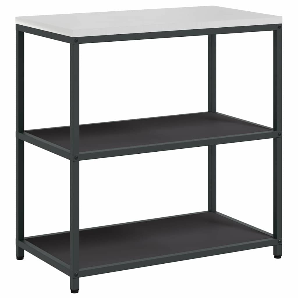 Conjunto de Armazenamento de Cozinha com prateleira 2 pcs Preto