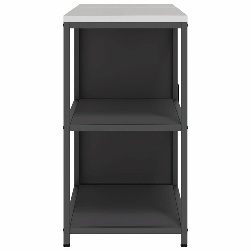 Conjunto de Armazenamento de Cozinha com prateleira 2 pcs Preto